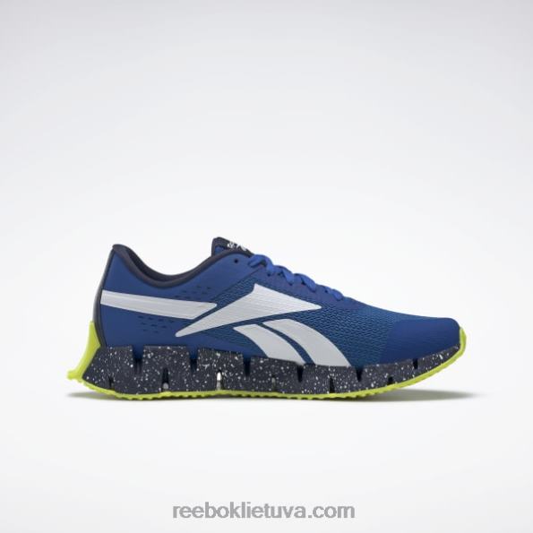 Reebok zig dynamica 2 vyriški batai FTYF81333 vektorius mėlynas / vektorius tamsiai mėlynas / rūgštus geltonas