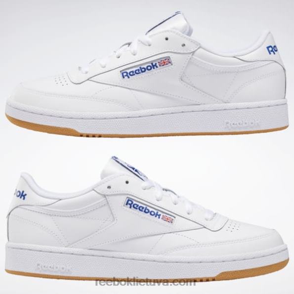 Reebok club c 85 vyriški batai FTYF81025 balta/karališka/guminė