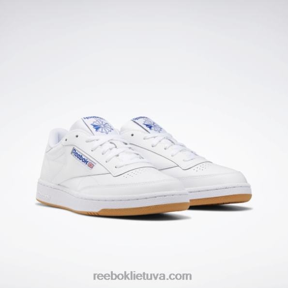 Reebok club c 85 vyriški batai FTYF81025 balta/karališka/guminė