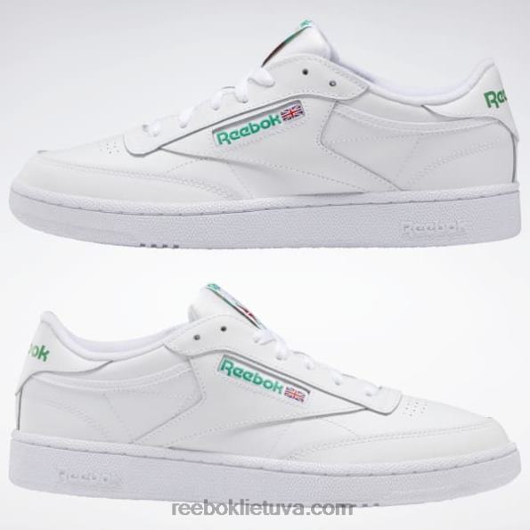 Reebok club c 85 vyriški batai FTYF81031 balta/žalia