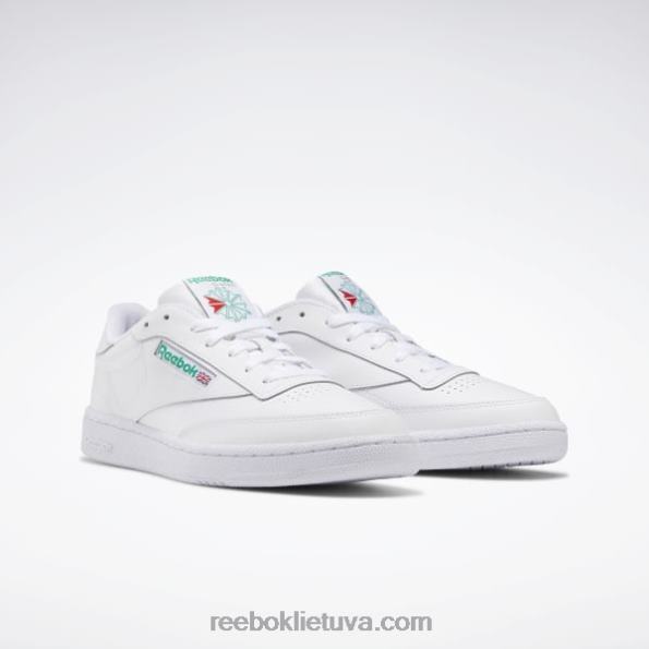 Reebok club c 85 vyriški batai FTYF81031 balta/žalia