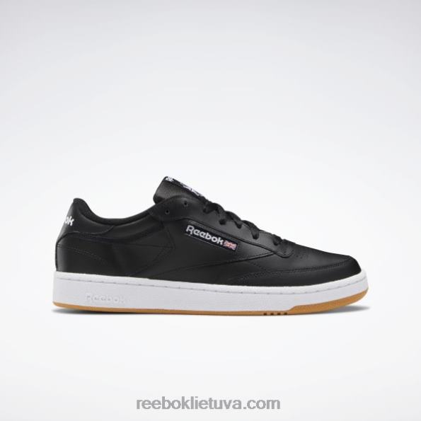 Reebok club c 85 vyriški batai FTYF81152 juoda/balta/guma