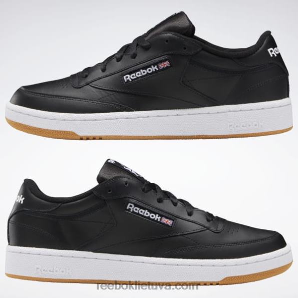 Reebok club c 85 vyriški batai FTYF81152 juoda/balta/guma