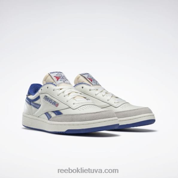 Reebok club c revenge vintažiniai vyriški batai FTYF81029 kreida / kolegija karališka / puiki raudona