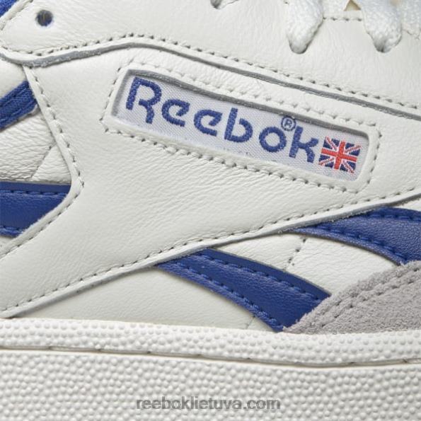 Reebok club c revenge vintažiniai vyriški batai FTYF81029 kreida / kolegija karališka / puiki raudona