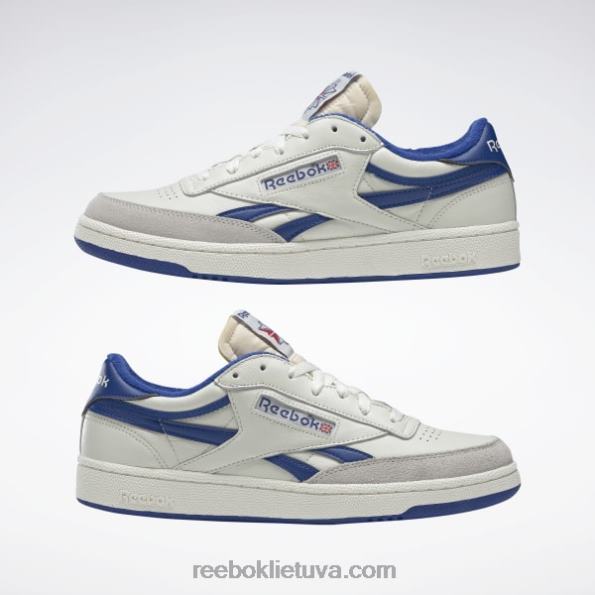 Reebok club c revenge vintažiniai vyriški batai FTYF81029 kreida / kolegija karališka / puiki raudona