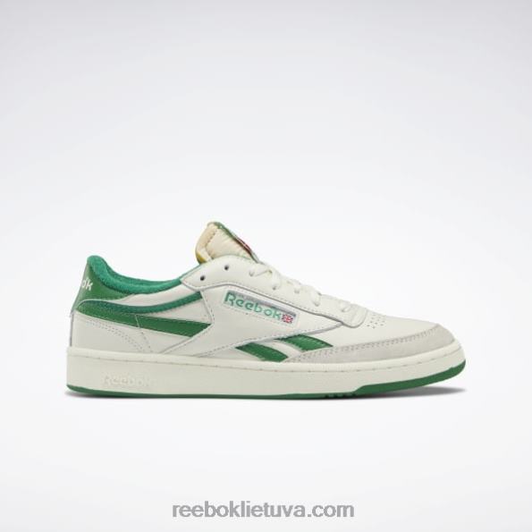 Reebok club c revenge vintažiniai vyriški batai FTYF81043 kreida/popierius baltas/žalias