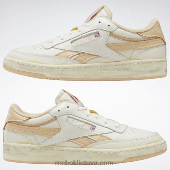 Reebok club c revenge vintažiniai vyriški batai FTYF81104 kreida / atmosferos spalvos smėlio spalvos f22-r / alabastras