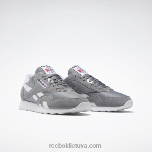 Reebok klasikiniai nailoniniai vyriški batai FTYF81047 gryna pilka 5/ftwr balta