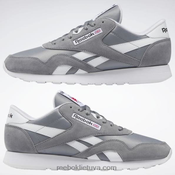 Reebok klasikiniai nailoniniai vyriški batai FTYF81047 gryna pilka 5/ftwr balta