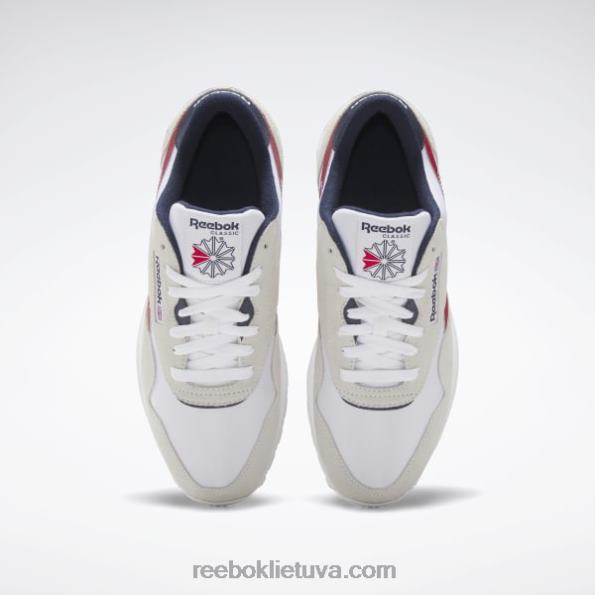Reebok klasikiniai nailoniniai vyriški batai FTYF81100 ftwr balta / blyksčioji raudona / vektorinė tamsiai mėlyna