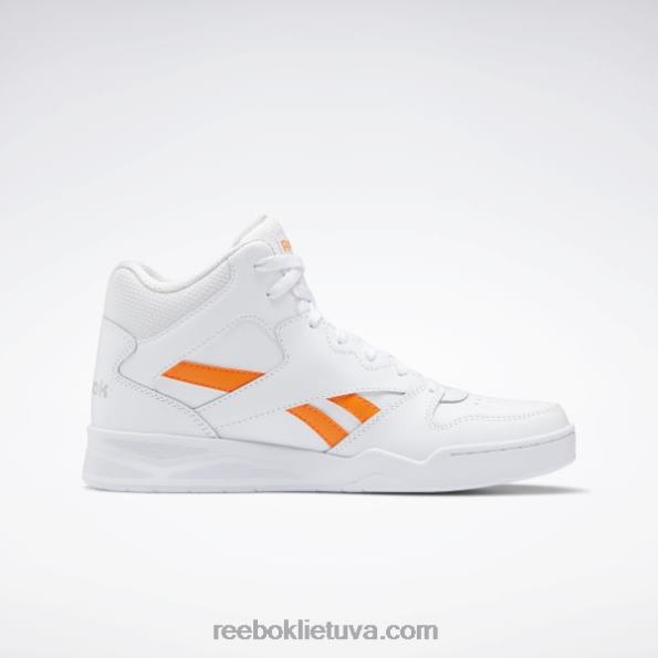 Reebok royal bb 4500 hi 2 vyriški krepšinio bateliai FTYF81133 ftwr white/smash orange s23-r/pure grey 2