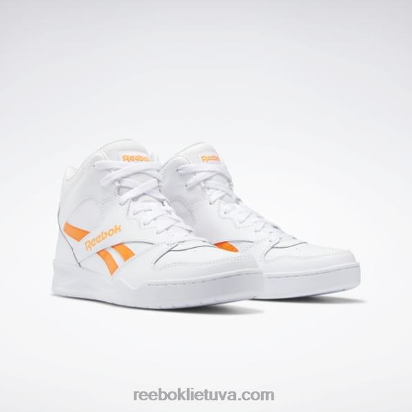Reebok royal bb 4500 hi 2 vyriški krepšinio bateliai FTYF81133 ftwr white/smash orange s23-r/pure grey 2