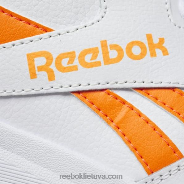 Reebok royal bb 4500 hi 2 vyriški krepšinio bateliai FTYF81133 ftwr white/smash orange s23-r/pure grey 2