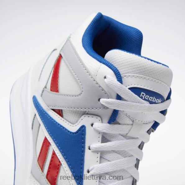 Reebok royal bb 4590 krepšinio bateliai FTYF81148 ftwr balta / vektorinis mėlynas / vektorinis raudonas vyrų