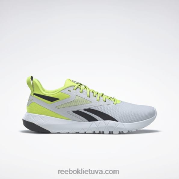 Reebok flexagon force 4 vyriški treniruočių bateliai FTYF81164 saulės rūgštis geltona / šalta pilka / šerdis juoda