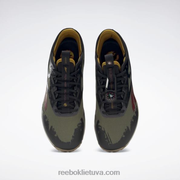 Reebok jurassic world nano x2 adventure vyriški treniruočių bateliai FTYF81052 moderni alyvuogių / šerdies juoda / laukinė chaki spalva