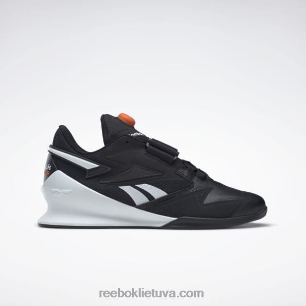 Reebok legacy lifter iii vyriški sunkiosios atletikos bateliai FTYF81069 core black/ftwr white/smash orange s23-r