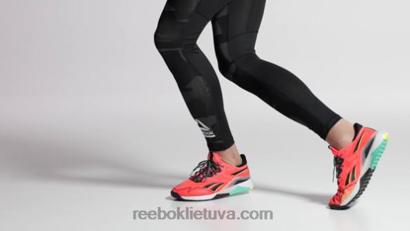 Reebok nano x2 tr adventure vyriški treniruočių bateliai FTYF81116 oranžinė blykstė / šerdis juoda / saulės rūgštis geltona