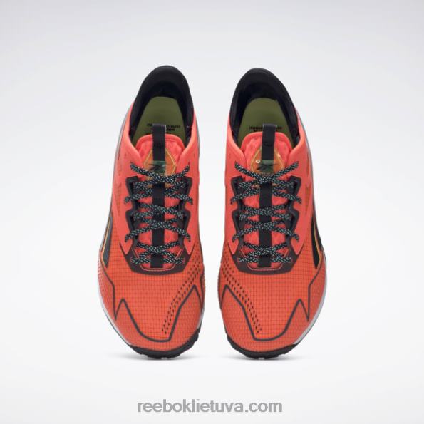 Reebok nano x2 tr adventure vyriški treniruočių bateliai FTYF81116 oranžinė blykstė / šerdis juoda / saulės rūgštis geltona