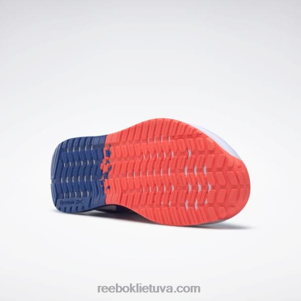 Reebok nano x2 vyriški treniruočių bateliai FTYF81046 ftwr balta / vektorinė mėlyna / oranžinė blykstė