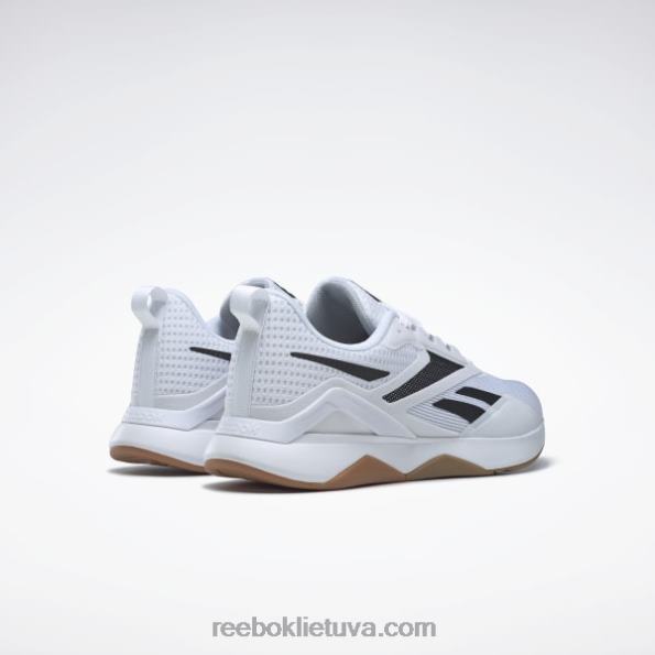 Reebok nanoflex tr 2.0 vyriški treniruočių bateliai FTYF81103 ftwr white/core black/reebok guma guma-03