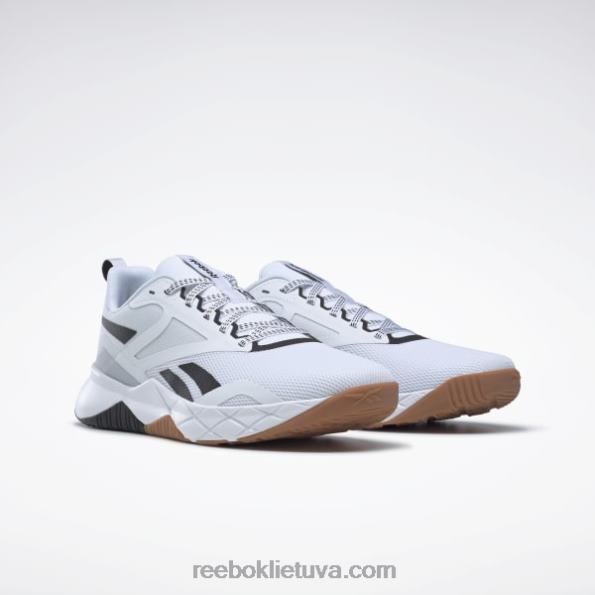 Reebok nfx vyriški treniruočių bateliai FTYF81147 ftwr white/core black/reebok guma guma-03