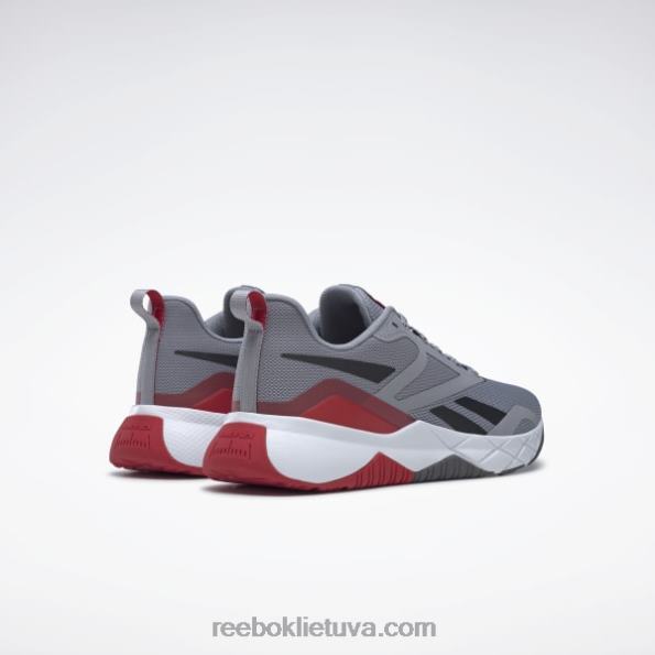 Reebok nfx vyriški treniruočių bateliai FTYF81323 šalta pilka / šerdis juoda / šalta pilka 6